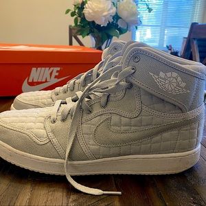 AJ1 KO High OG Pure Platinum